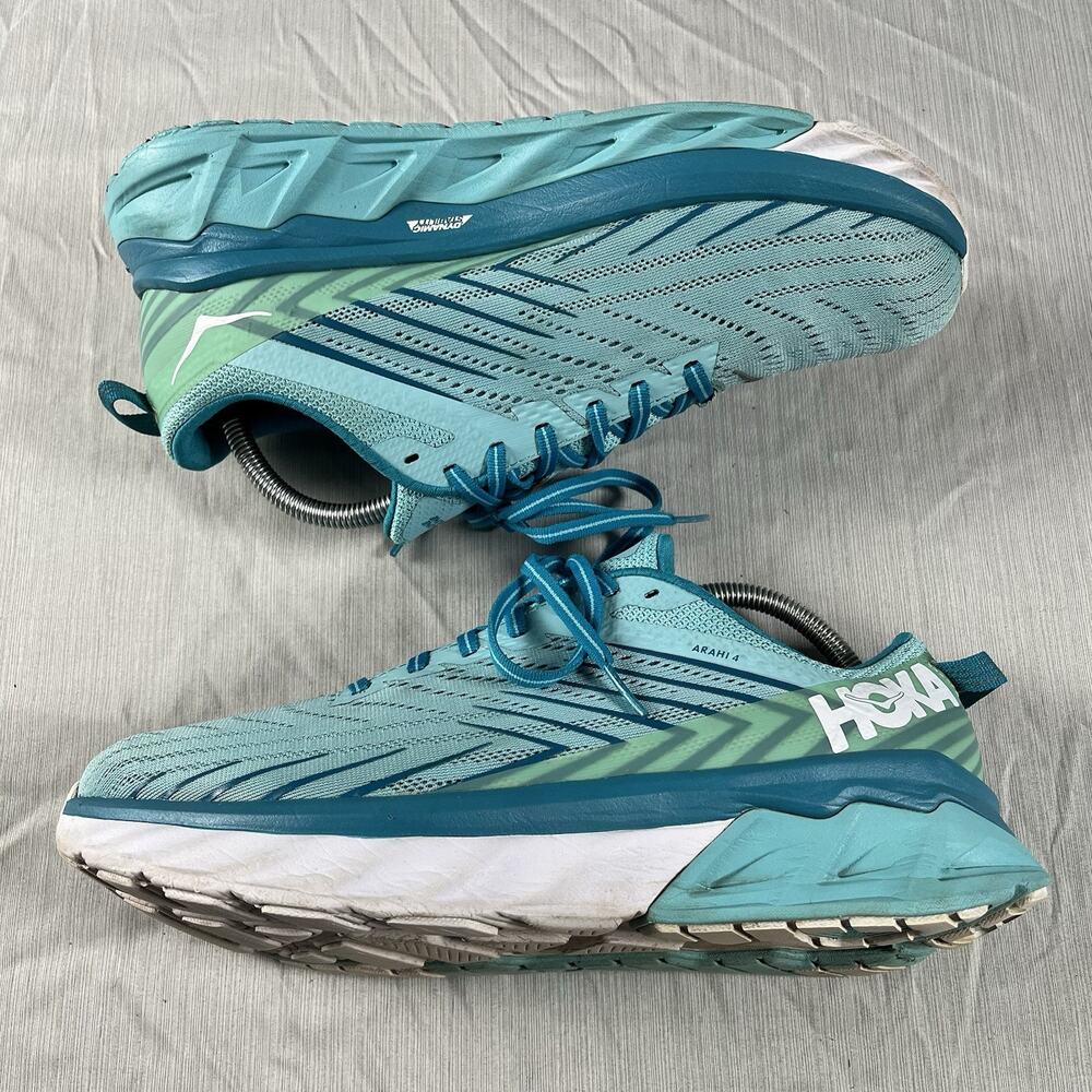 Hoka One One Arahi 4 Women’s Size 10.5 Wide Blue Running Gym Shoes 1106476 ASCS